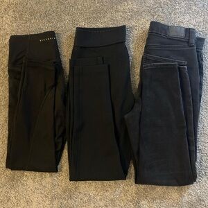 Skinny jeans & leggings bundle, size 2